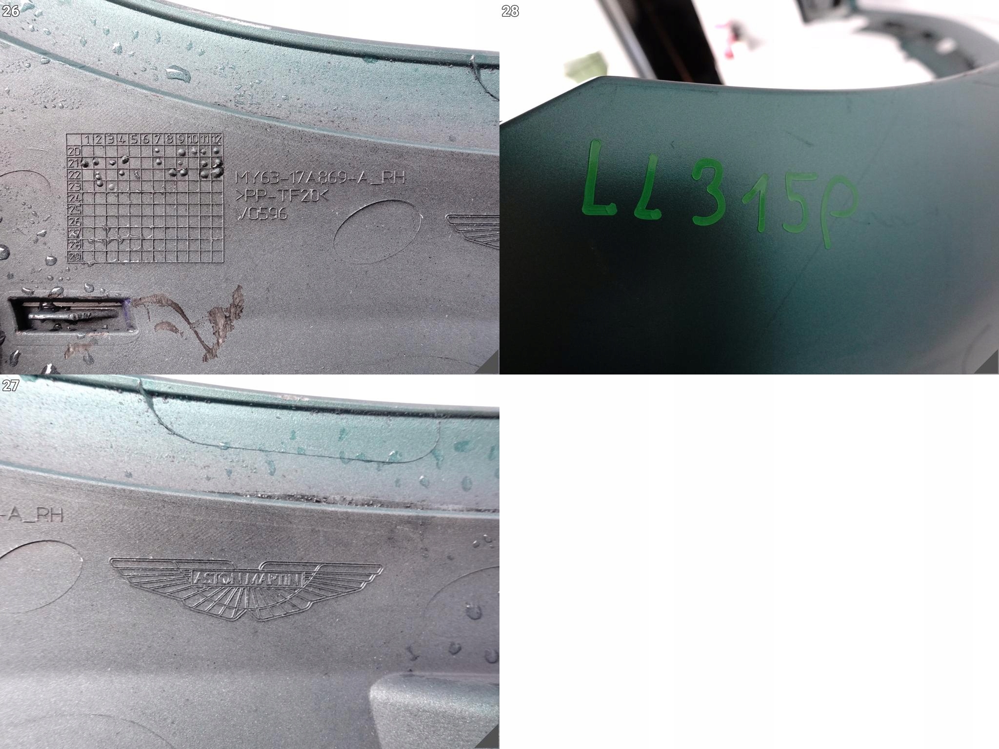 ASTON MARTIN VANTAGE II (2 GENERACJA) 18-24 COUPE F1 EDITION bumper front