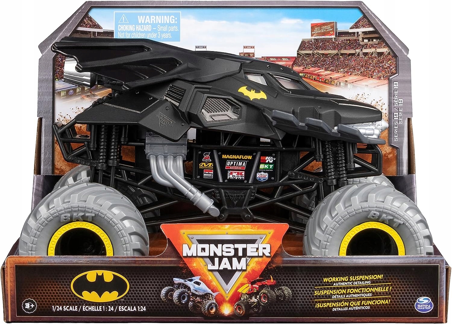 Samochód Monster Jam Batman prezent