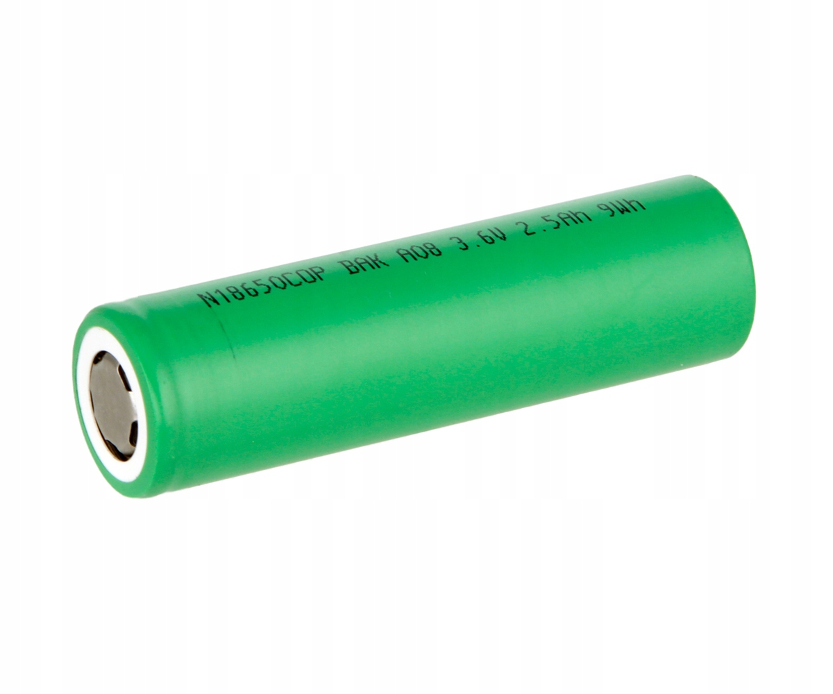 Akumulator litowo-jonowy BAK 18650 2500 mAh 1 szt.