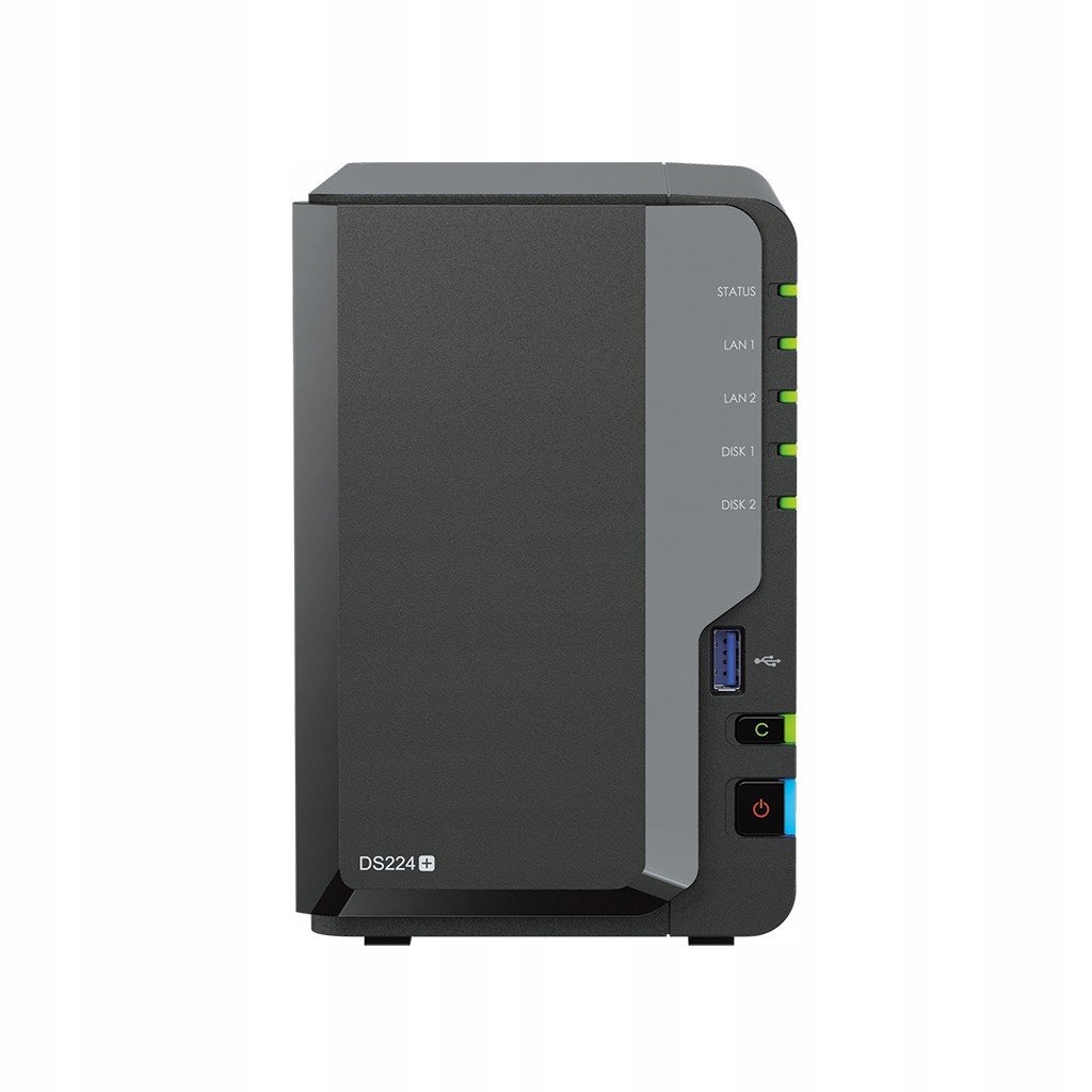 Synology DiskStation DS224+ datový server Nas síť Lan Černá J4125