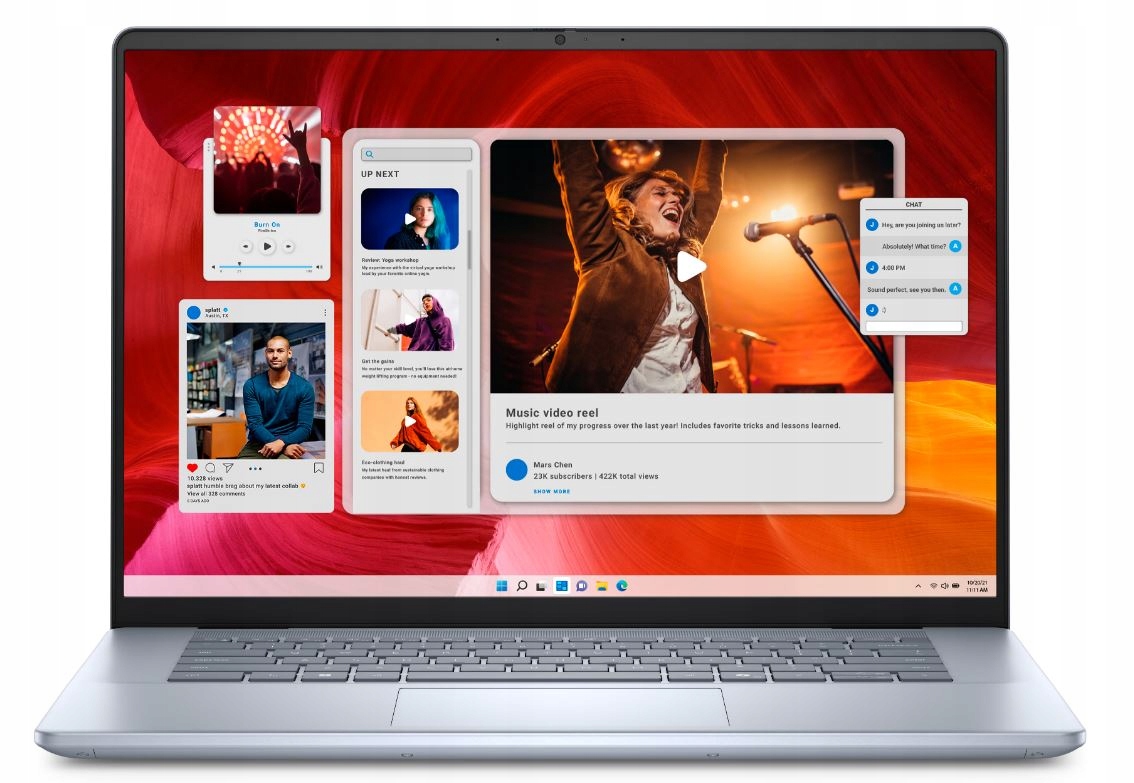 Notebook Dell Inspiron 7640 Ultra 9 185H 16GB 512GB 16" Fhd+ Touch W11