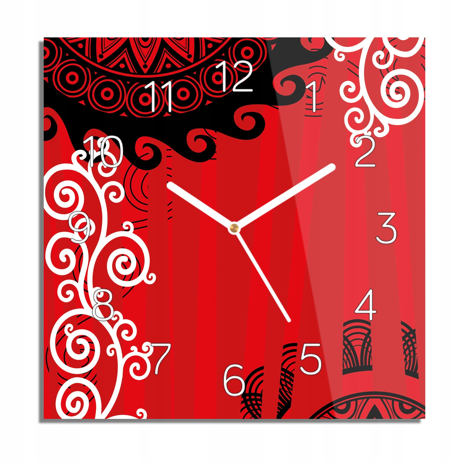 

Wzór Indie dekor foto-zegar na ścianę 30x30 z foto