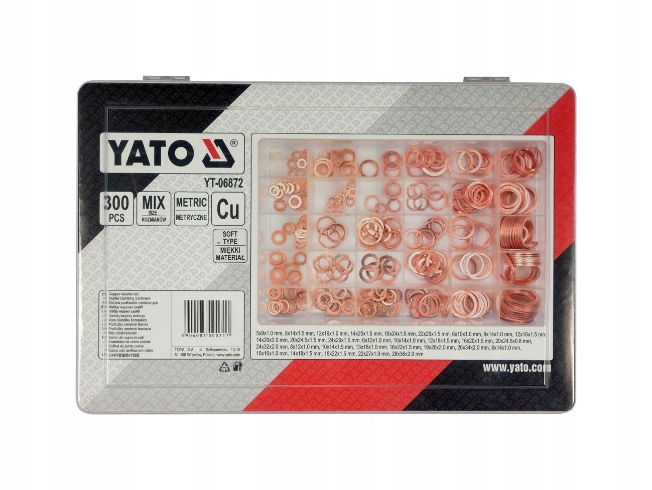 YATO Soft COPPER COASTERS 300 pcs.