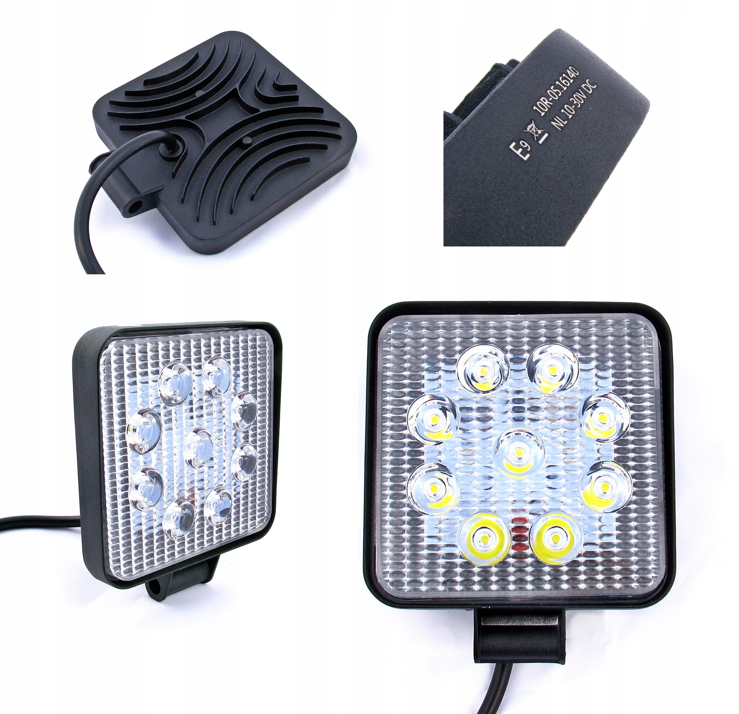

Lampa Robocza 9 Led 27W 12V 24V Szperacz Halogen