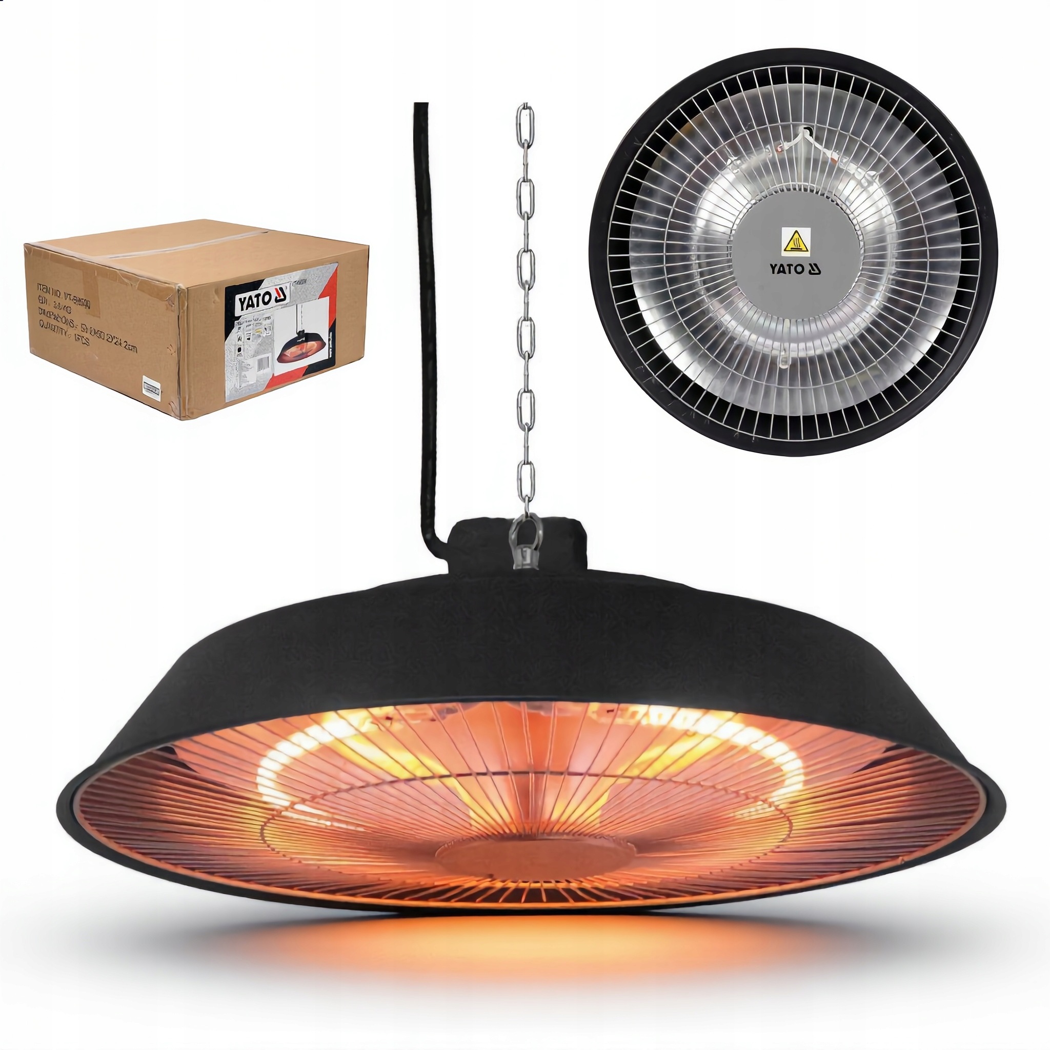 Závesný infračervený Žiarič s krátkymi vlnami Yato 1500W Yato YT-99500