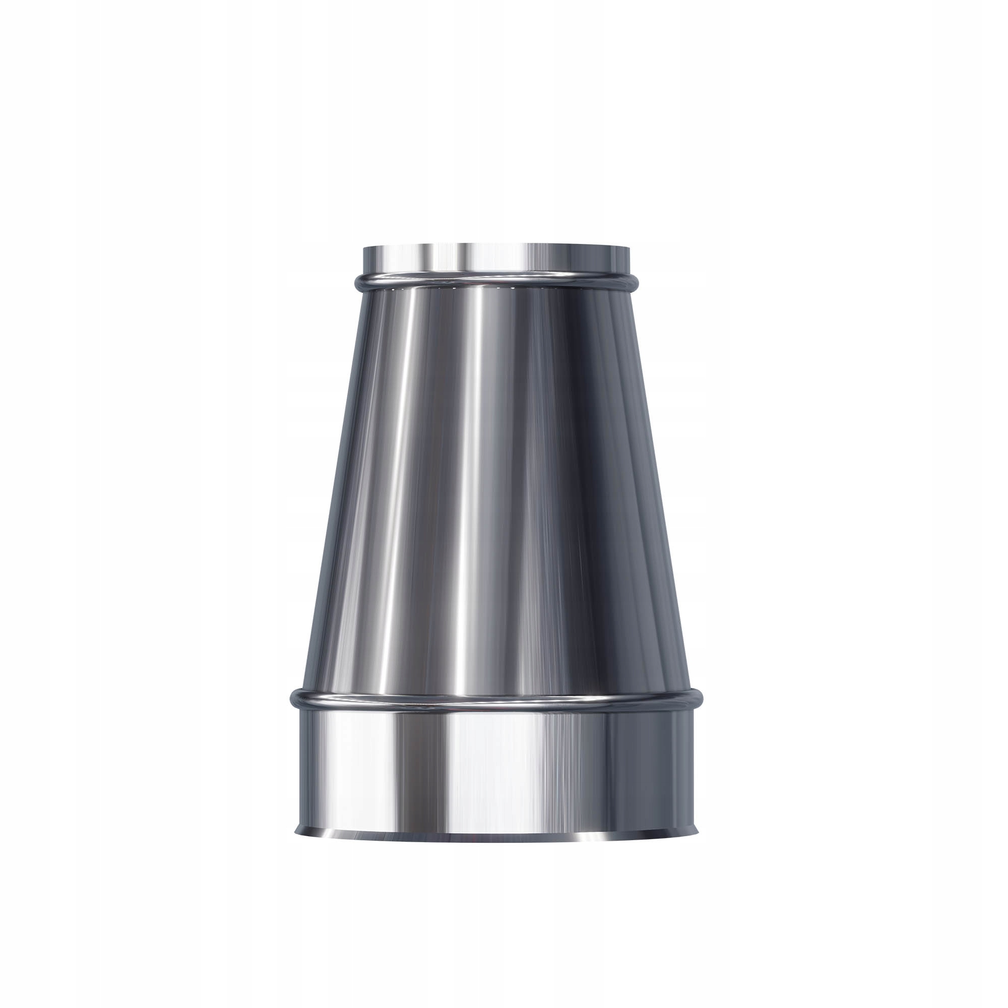 Kzd Náustek izolovaný dvoustěnný fi 120 gr. 0,5 mm kužel nástavec komín