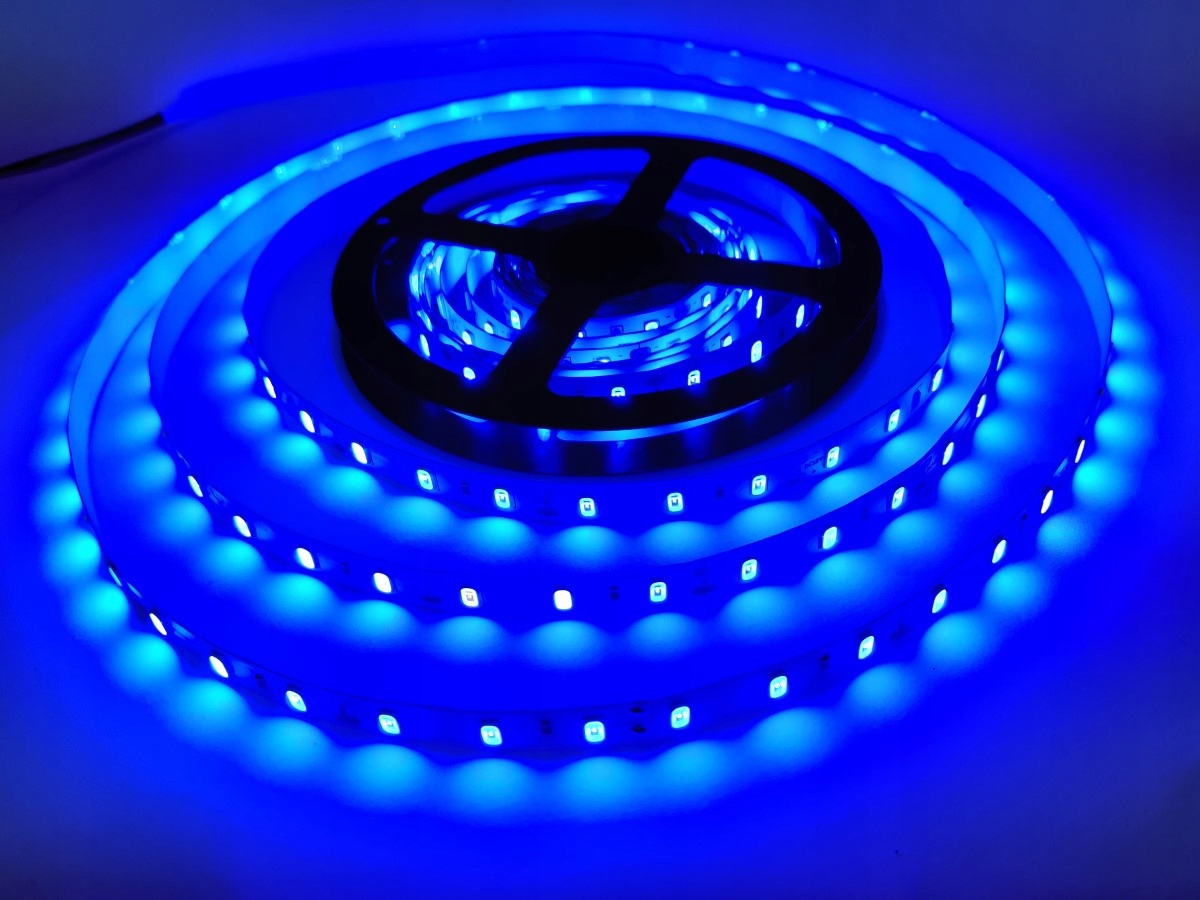 Taśma 300 LED SMD5630 IP20 NIEBIESKA 12V 1m Kod producenta 300STR5630IP20B_1