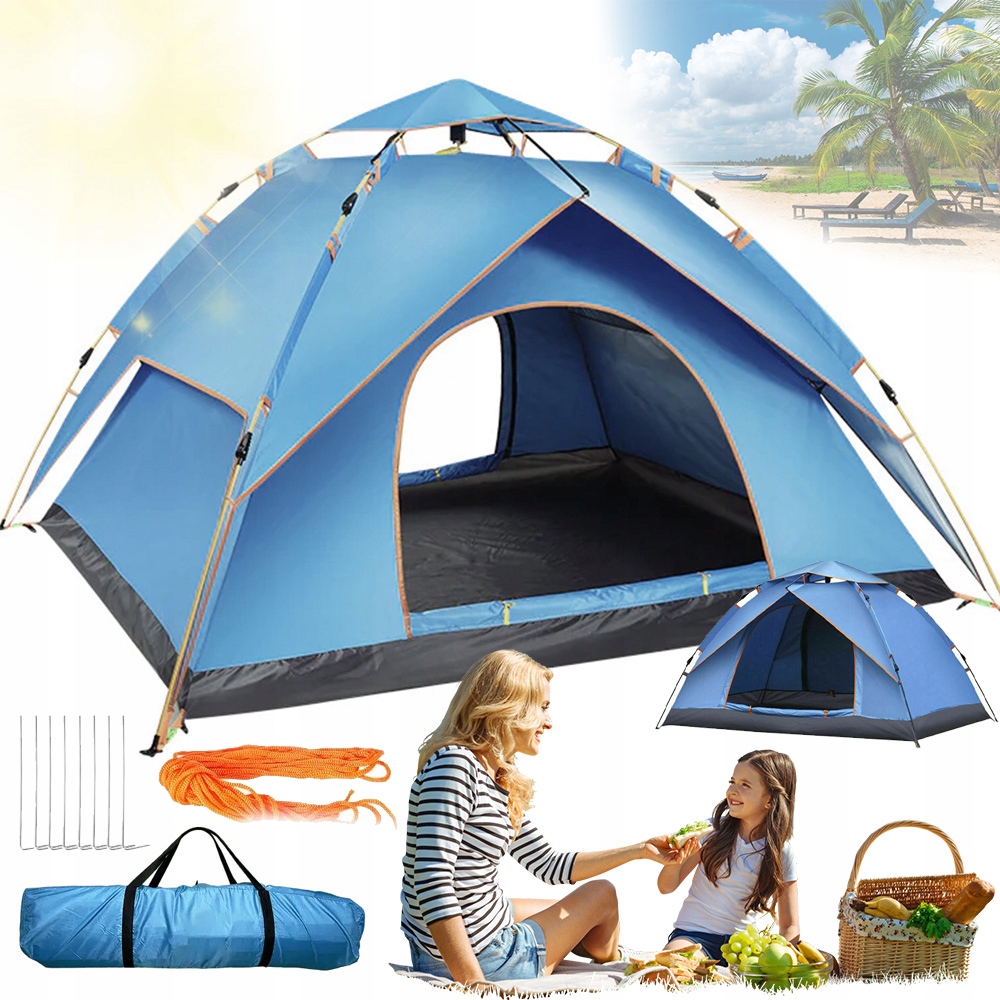 Stan Stan 3-4 Osobní Samorozkládací Automatický Kempingový