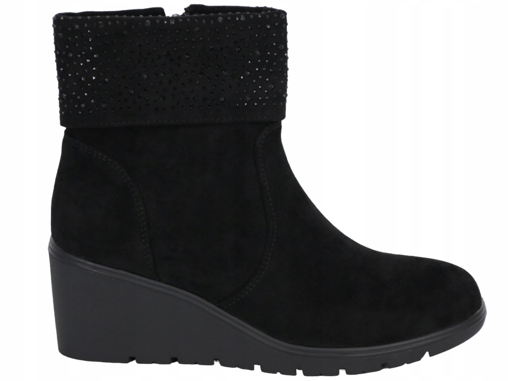 Pohodlné Dámské Boty Kotníkové Boty Na Klínku 6 CM Jarní Každodenní 38