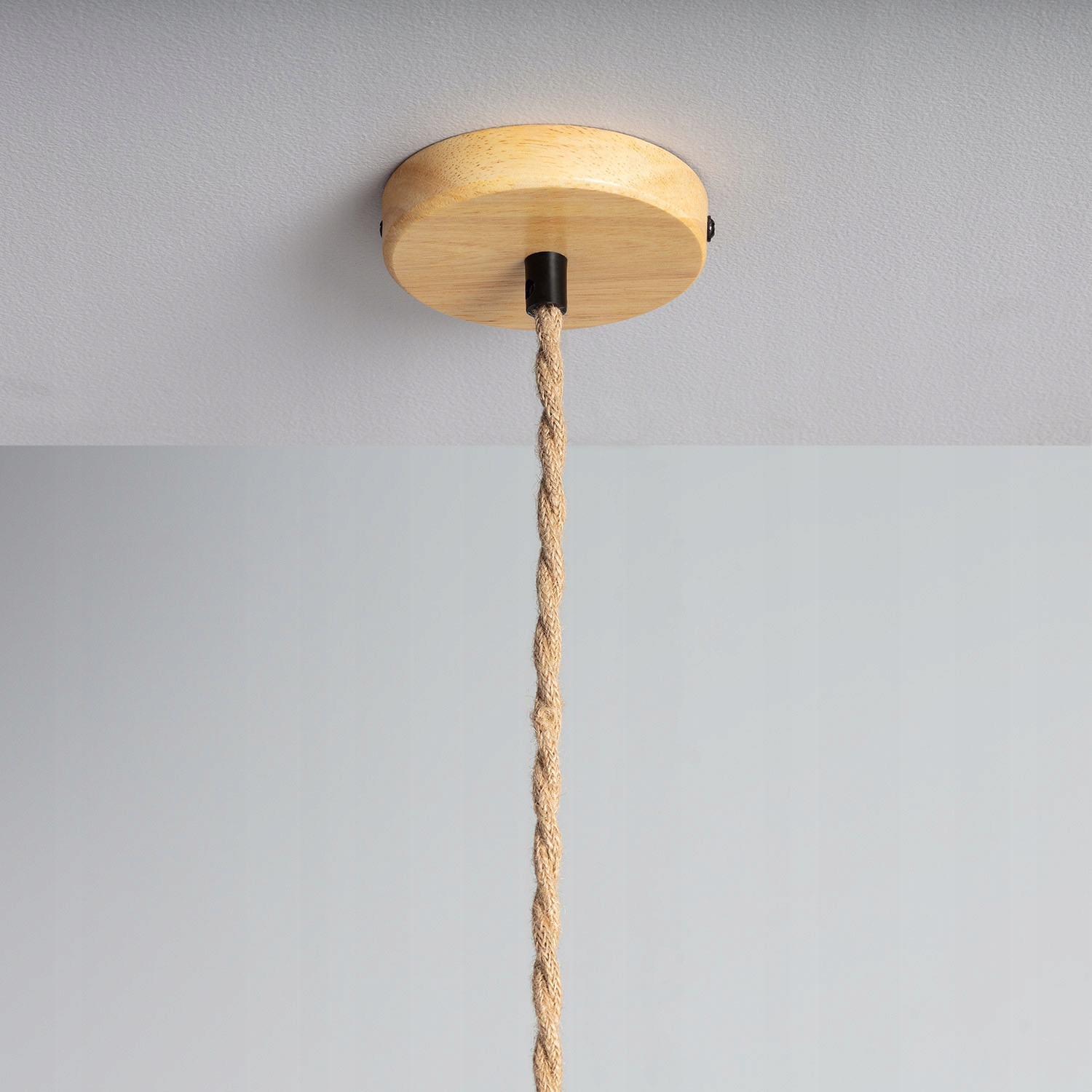 Nowoczesna lampa wisząca naturalna boho 1xE27 Rodzaj gwintu E27
