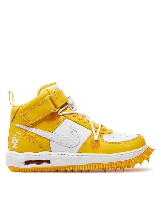 Boty Nike Air Force 1 Mid Sp Off-White Varsity Maize DR0500-101 vel. 45,5