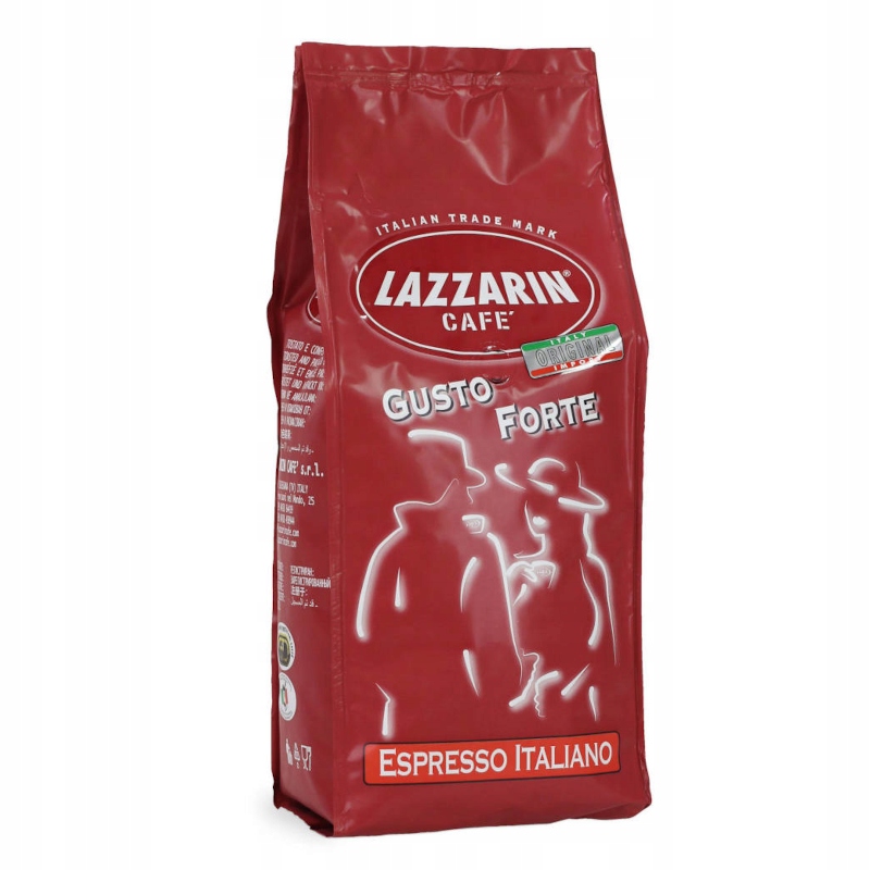 Levně Italská Káva Lazzarin Gusto Forte espresso káva 1kg