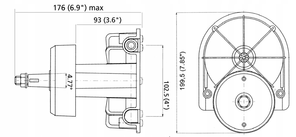 PRZEKŁADNIA KIEROWNICZA T85 DO 130KM DO CIĘGNA M66 Numer katalogowy części 128900