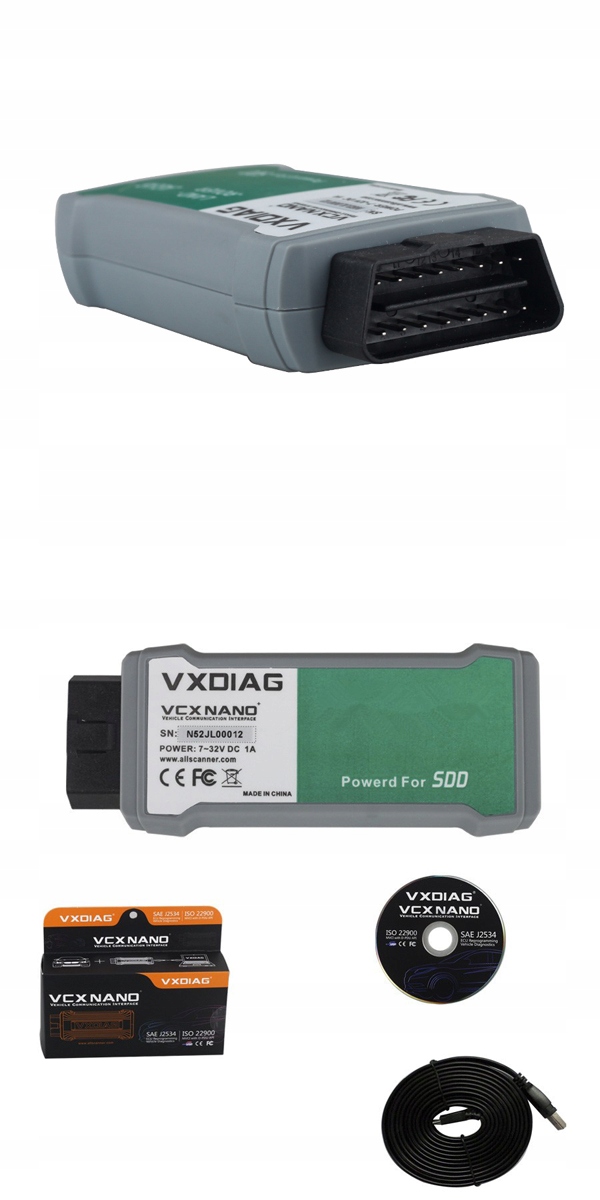 VXDIAG VCX NANO JLR JAGUAR LAND ROVER WiFi OBD2 — zdjęcie 2