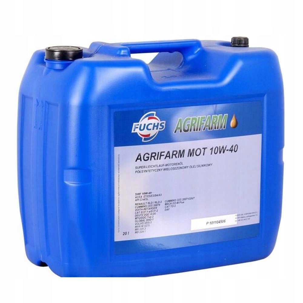 Olej Silnikowy Fuchs Agrifarm Mot 10W-40 20L