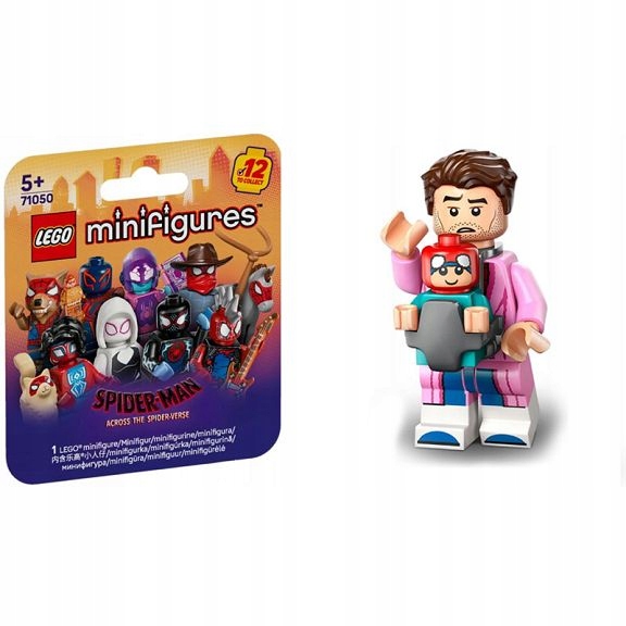 Lego Minifigures Marvel Poprzez multiwersum Spider-Man Peter Parker 71050