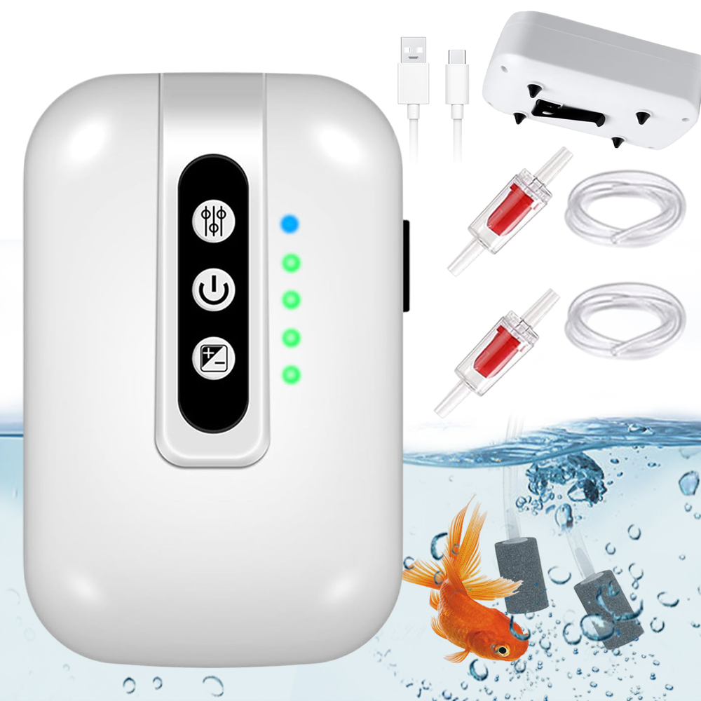 Levně Vzduchová Pumpa Provzdušňovač Pro Akvárium S 2 Režimy Provozu