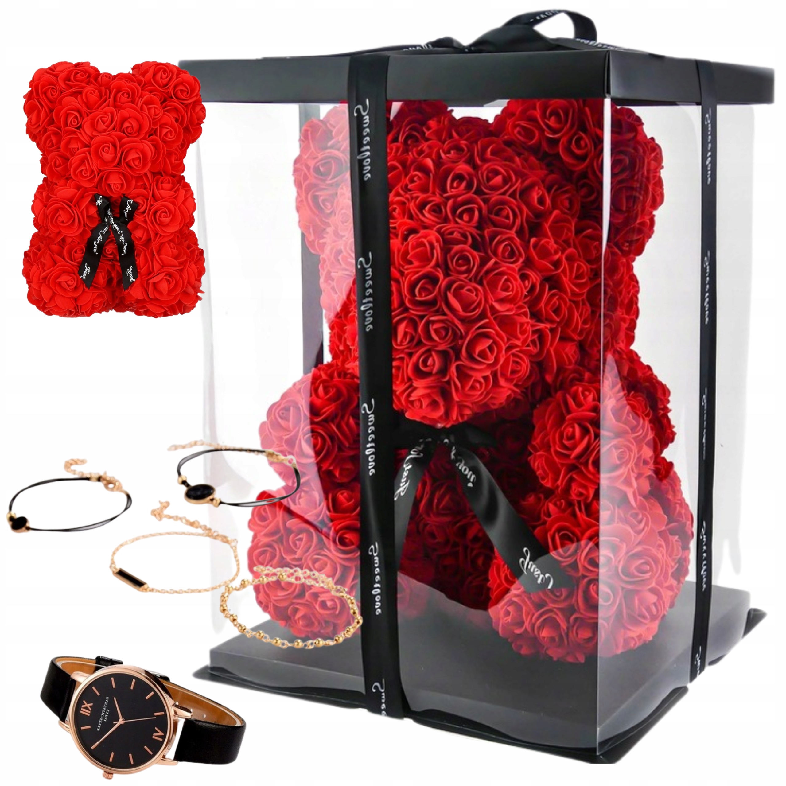 

Miś Z Róż Dla Niej Rose Bear Zestaw 6w1