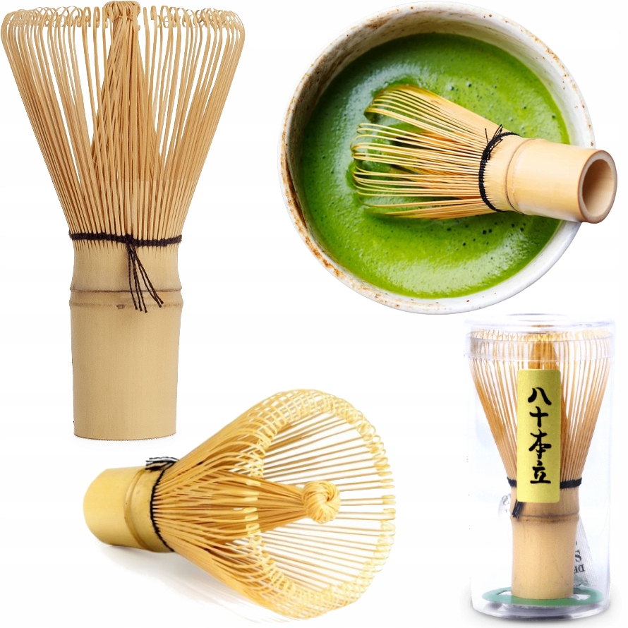 Levně Bambusová metla Chasen Metla na přípravu čaje Matcha 9 Cm