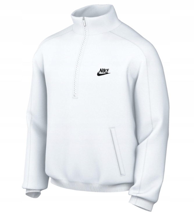 Mikina Nike Sportswear 1/2-Zip Knit DQ4074-100 vel. Xs