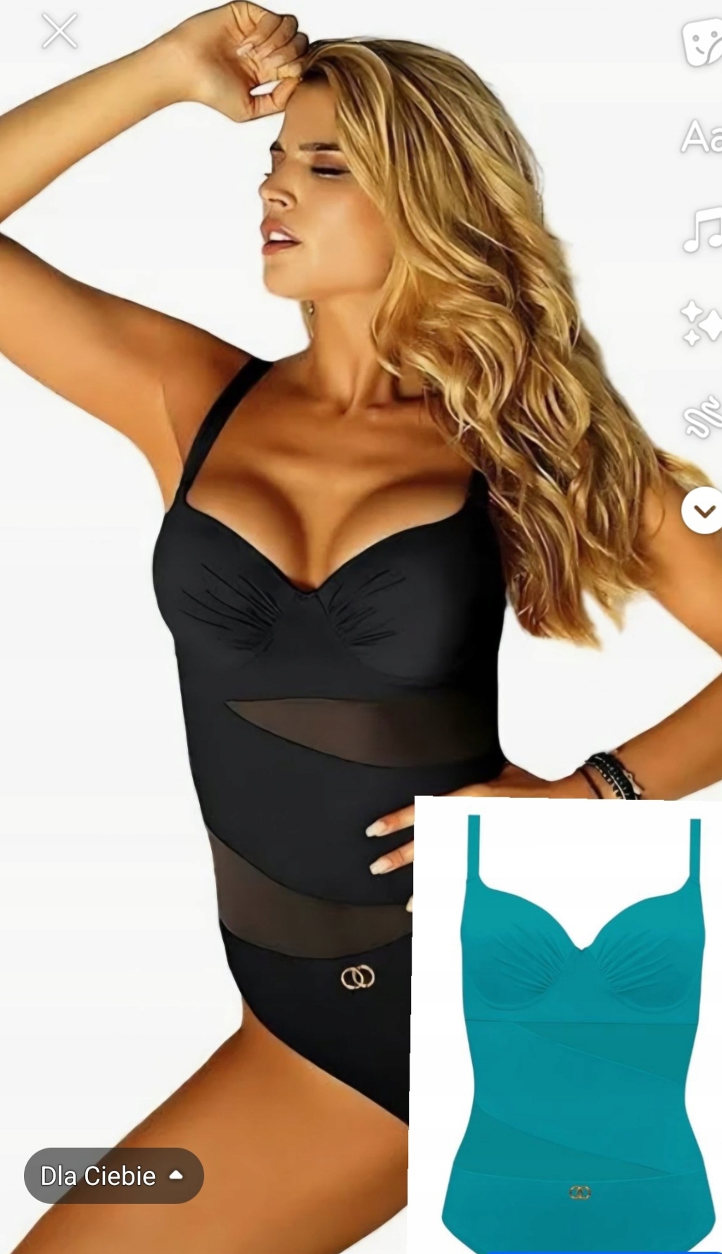 Self Plavky Fashion 5 S964 Modré Tyrkysové 46E 90E 3XL