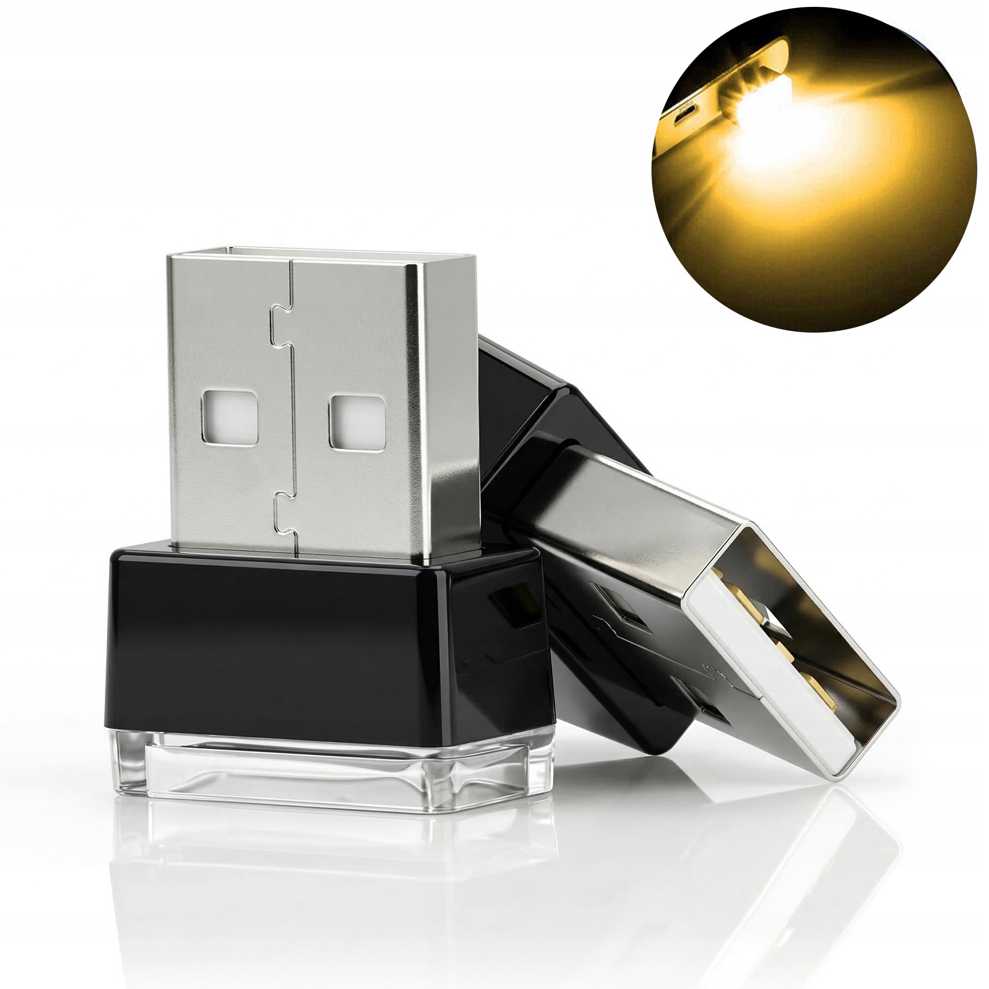MINI LAMPKA USB LED NANO AMBIENT LIGHT DO LAPTOPA POWERBANK WNĘTRZA AUTA