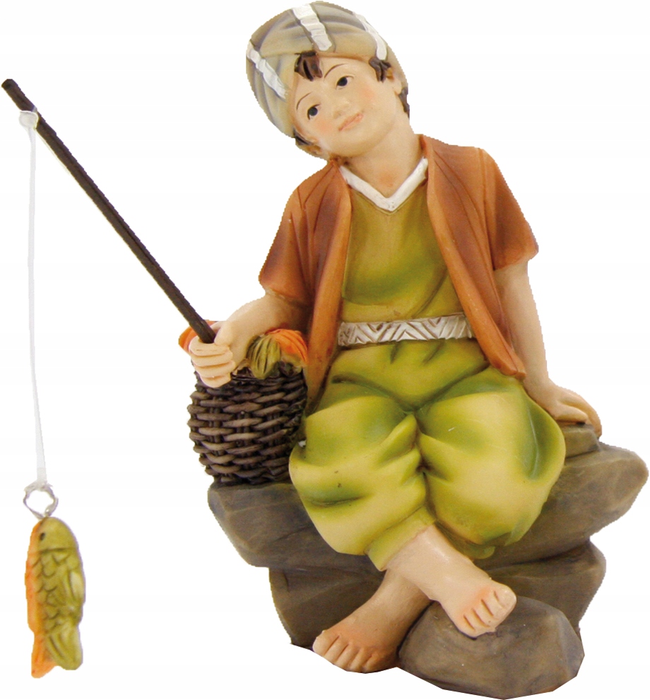 

Wędkarz, siedzący- 7,0cm wys., do figur o wys. 9cm