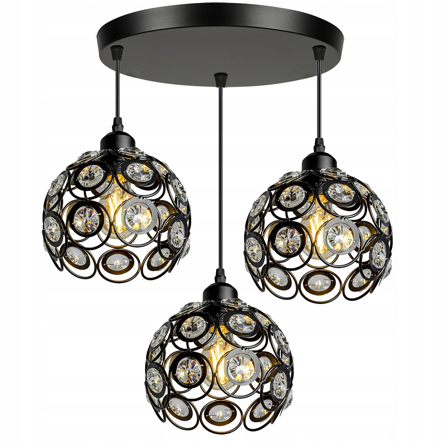 

Lampa Wisząca Sufitowa Żyrandol Brylant Led