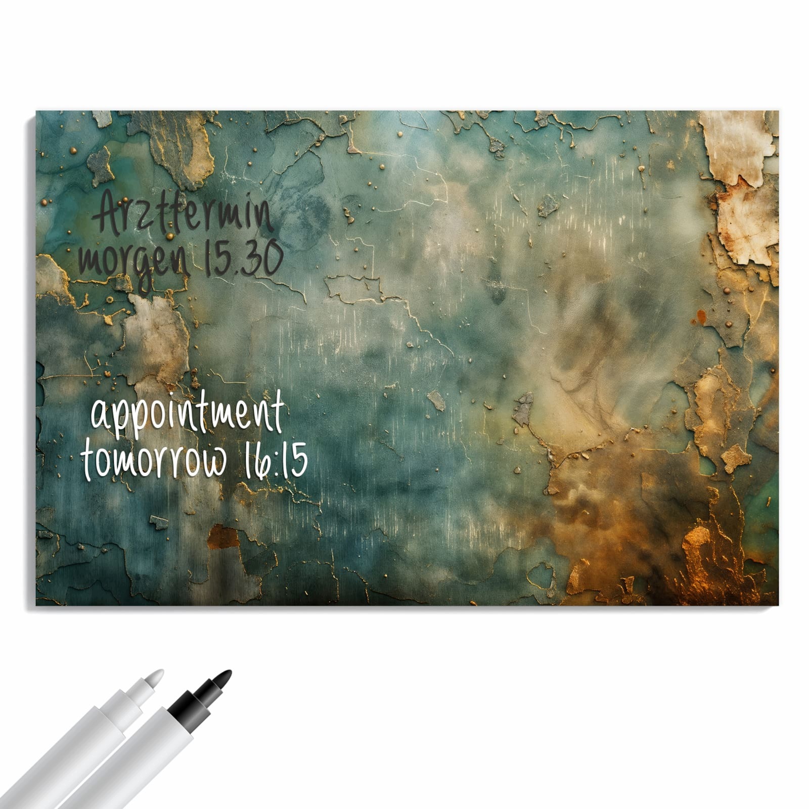 Magnetická tabule Zestárlé Stěna 90 × 60 cm