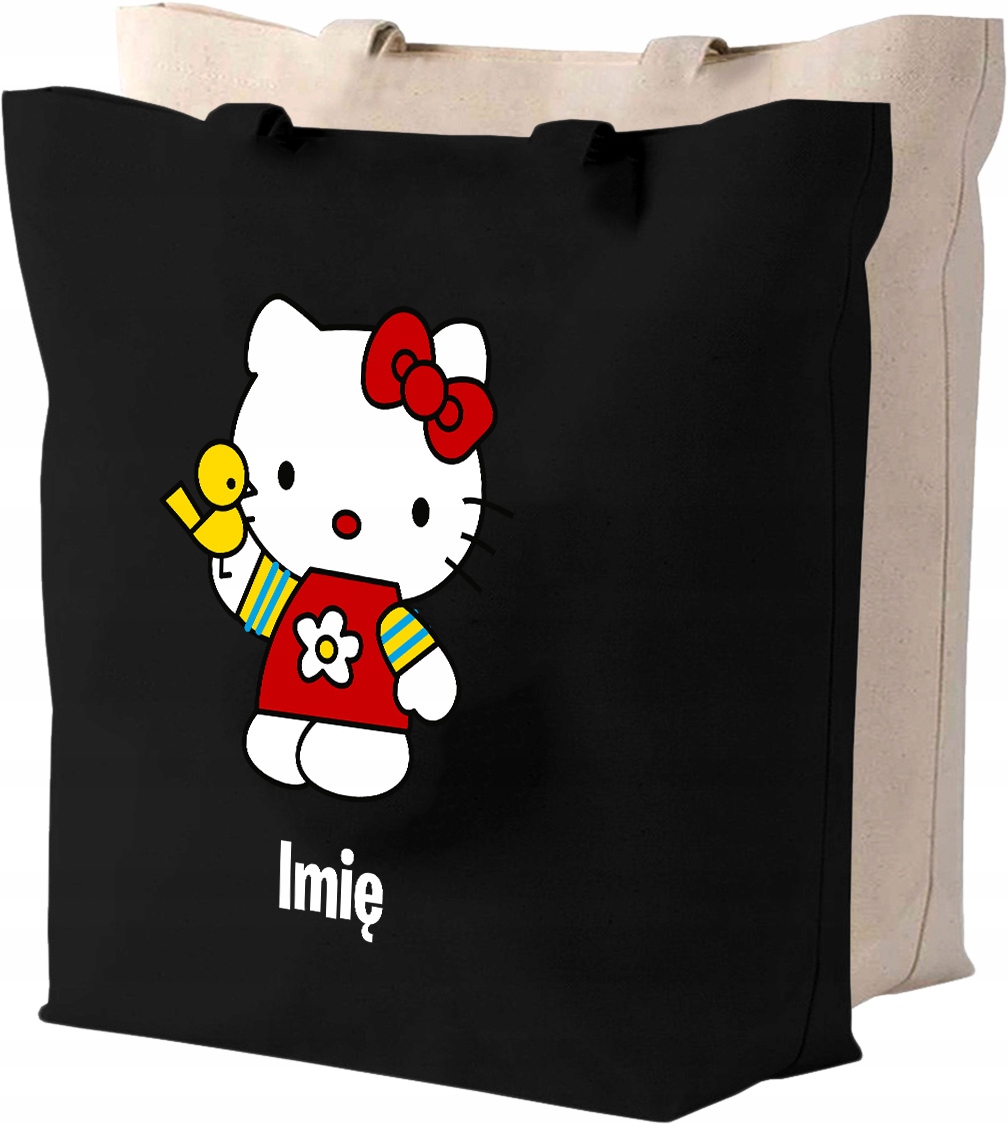 Torba bawełniana HELLO KITTY + IMIĘ