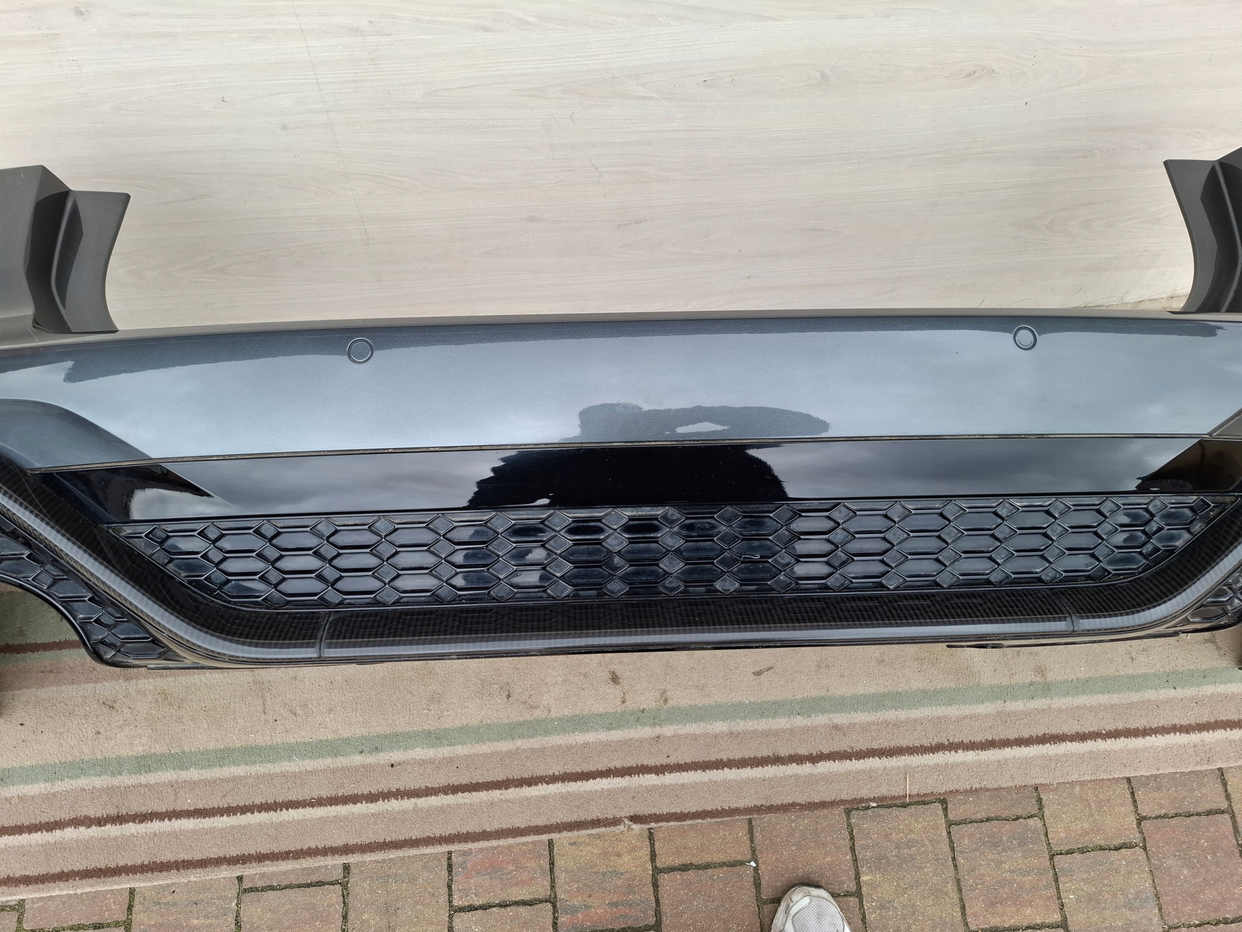 bumper rear part rear AUDI RS6 4K8 C8 23r CARBON LZ7S