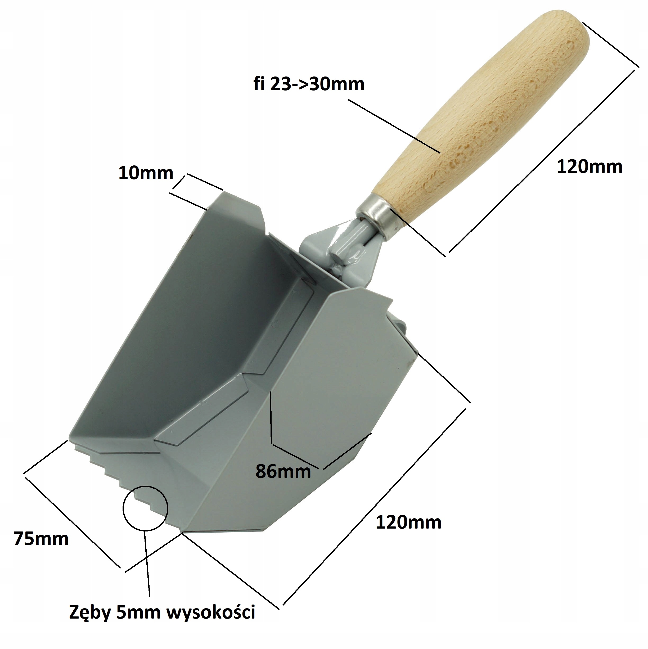 KIELNIA DO BETONU KOMÓRKOWEGO YTONG 75 MM KIELNIA DO KLEJU Rodzaj pacy tynkarska