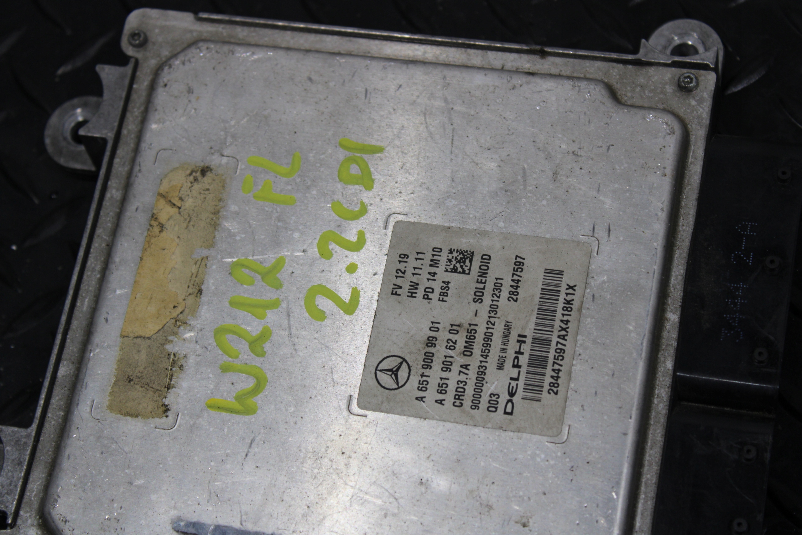 computer control unit of the engine MERCEDES E-KLASA W212 LIFT A6519009901