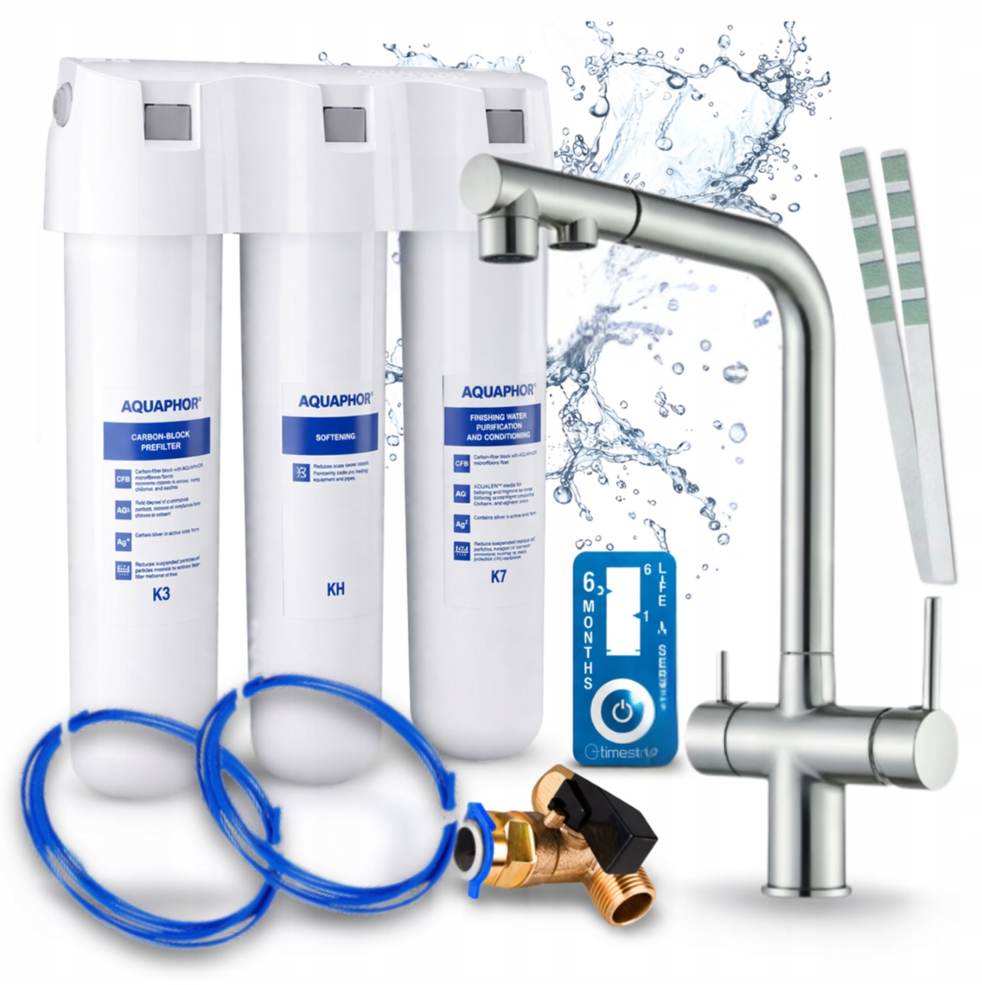Sada Pro Úpravu Vody V Kuchyni Aquasphor Křišťál H A Vytahovací Kohoutek