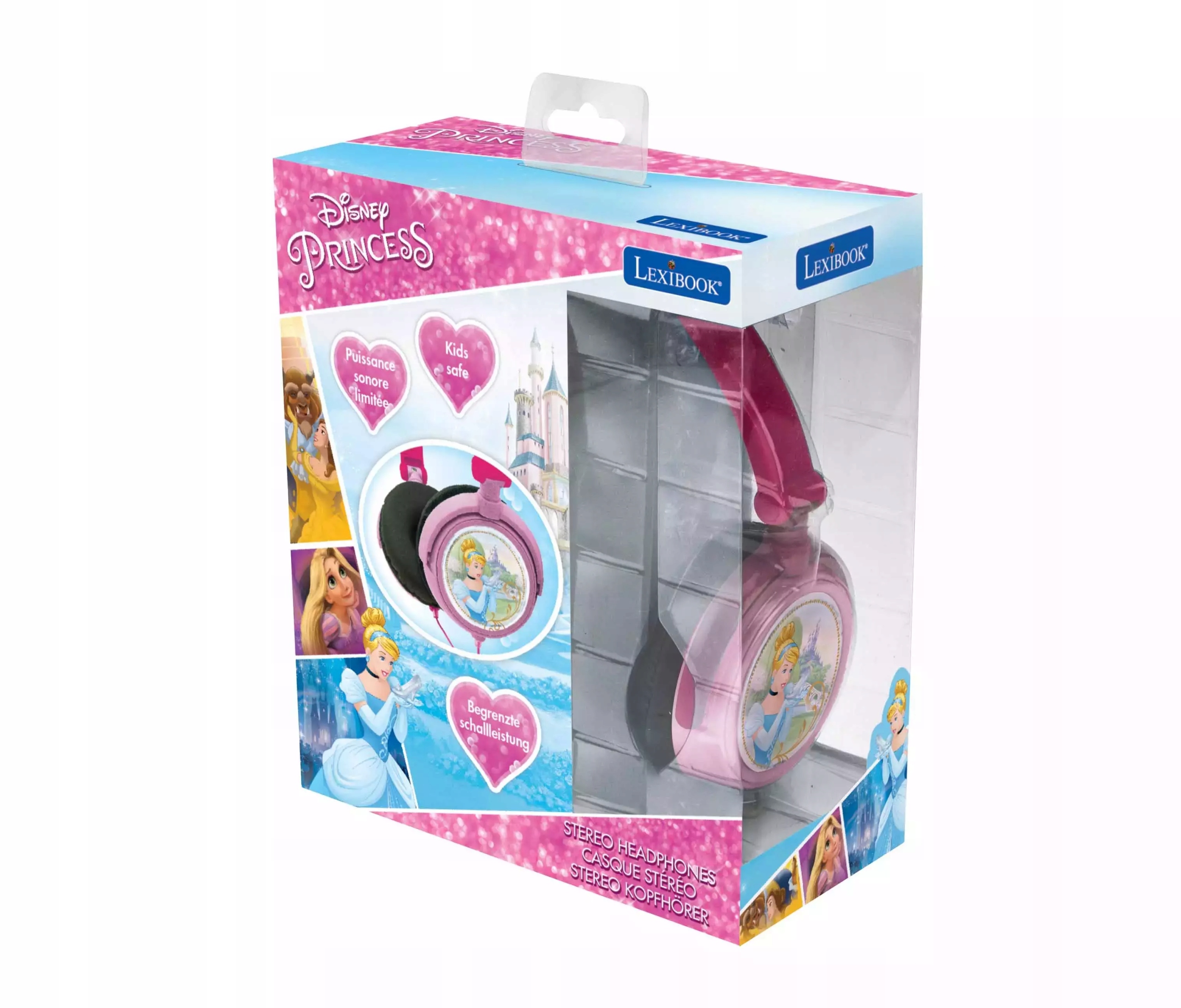 Skládací sluchátka Disney Princess HP010DP