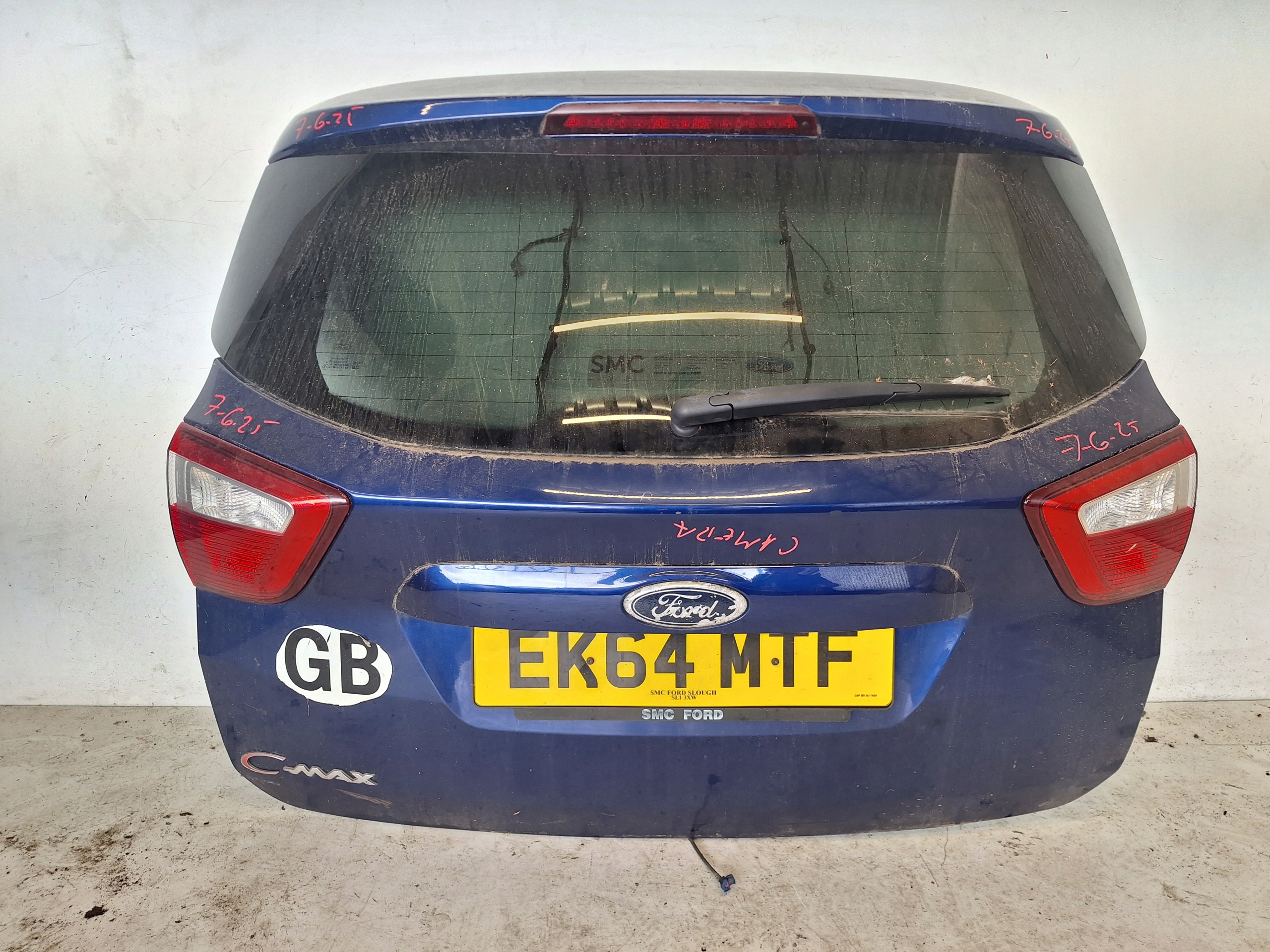 FORD C-MAX MK2 11-14 heckklappe kofferraumdeckel