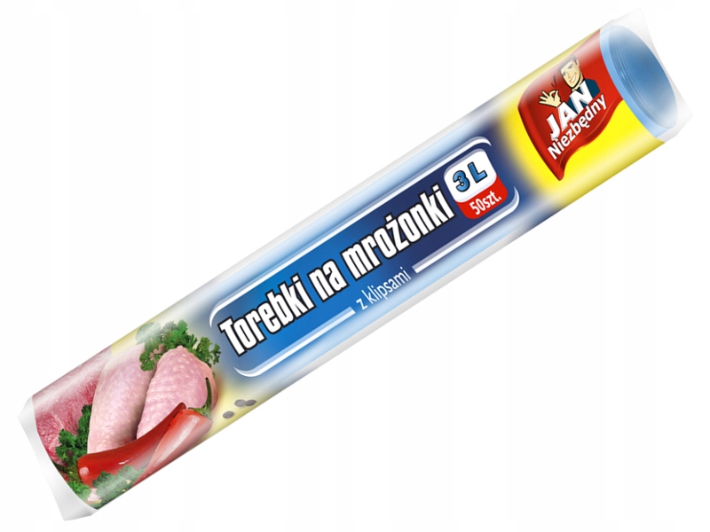 

Jan Niezbędny Torebki Na Mrożonki 3L Klips 50 Szt.