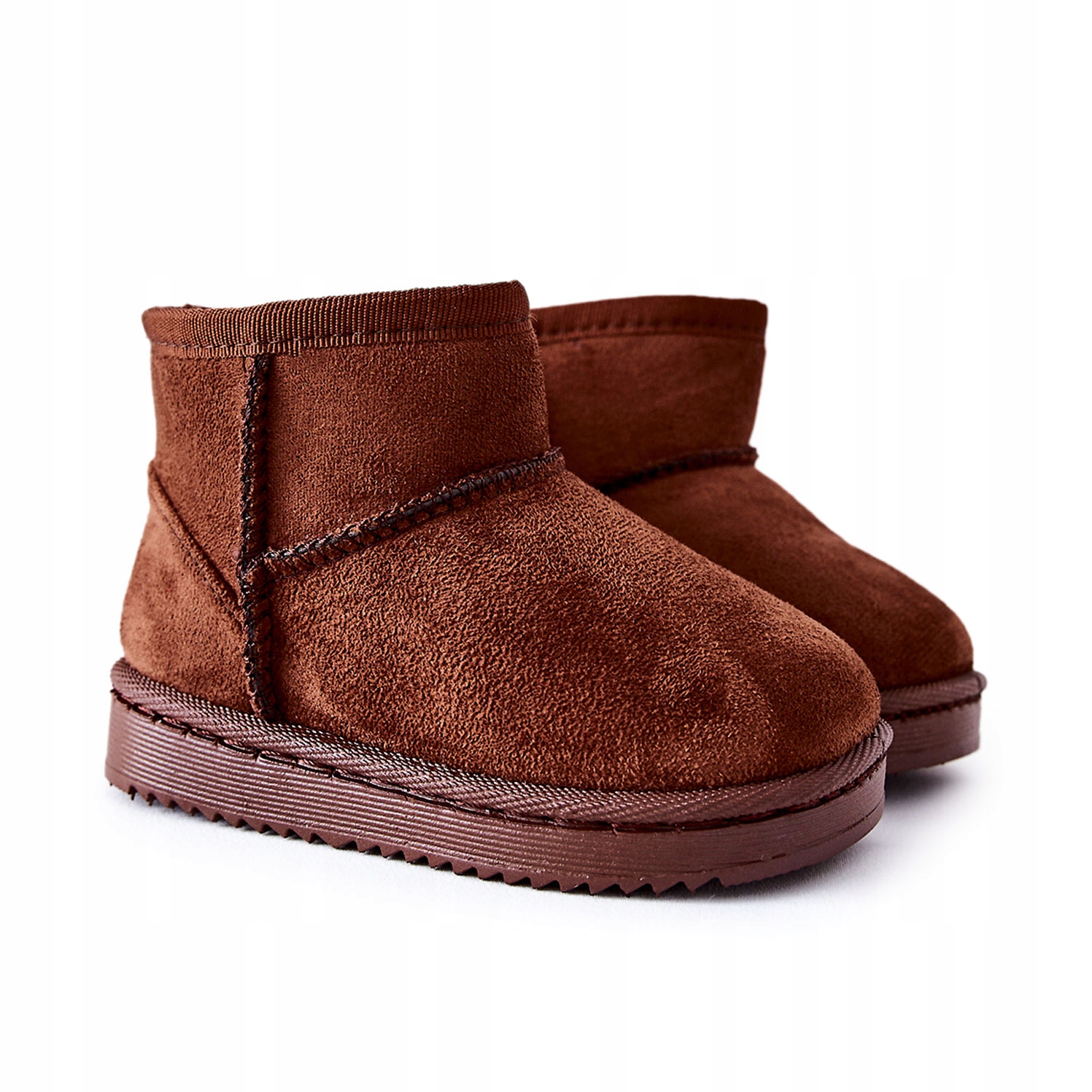 

Brązowe Dziecięce Ocieplane Śniegowce Botki 35