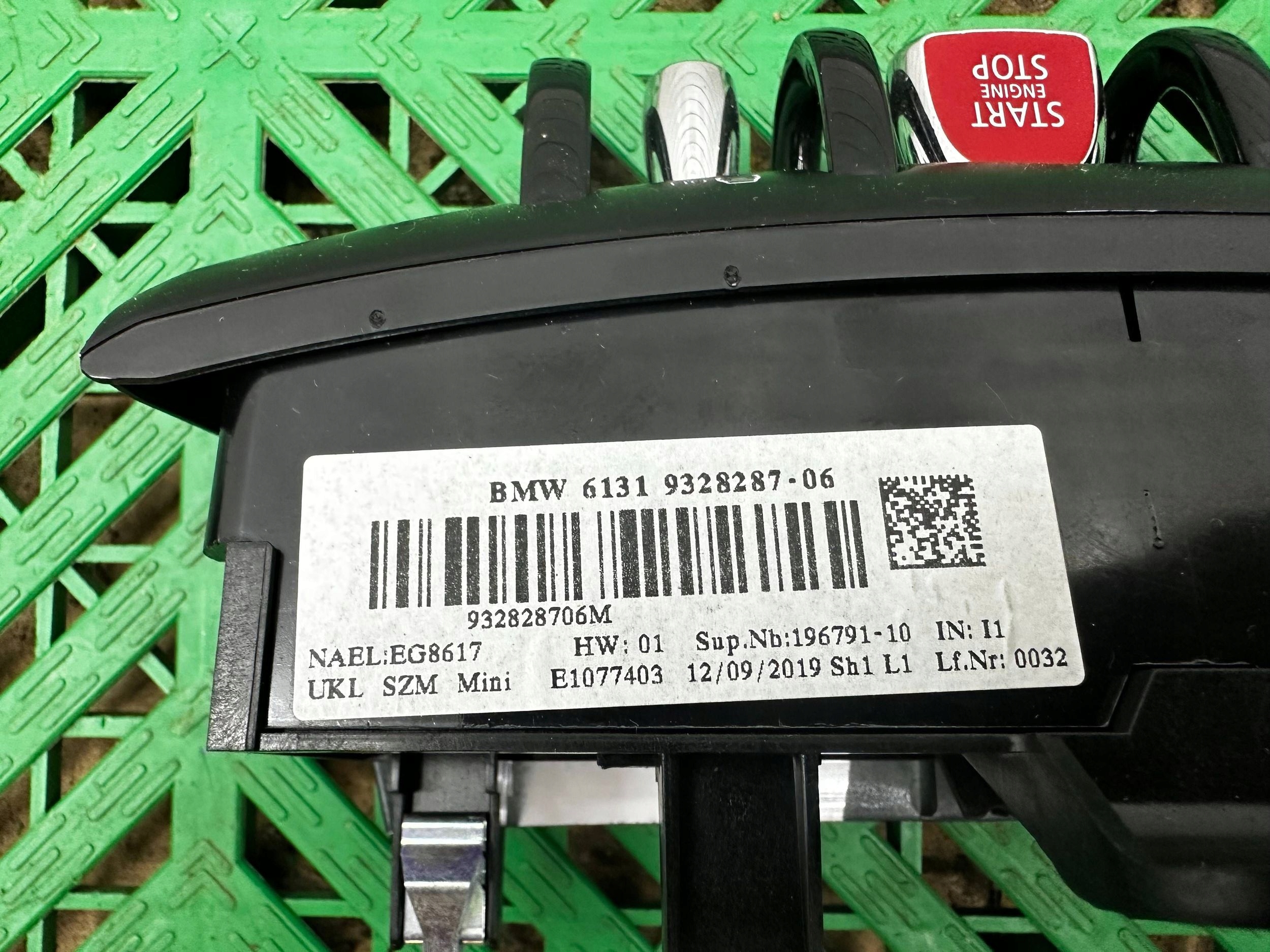 button Start-Stop Mini One - Cooper F56 F55 9328287
