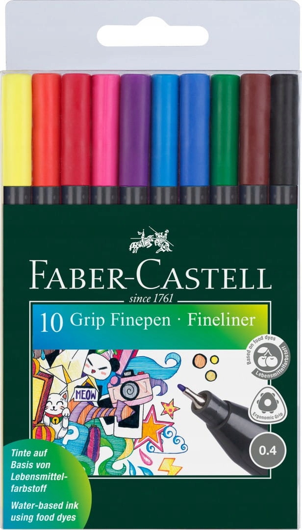 

Cienkopisy Grip Faber Castell Etui