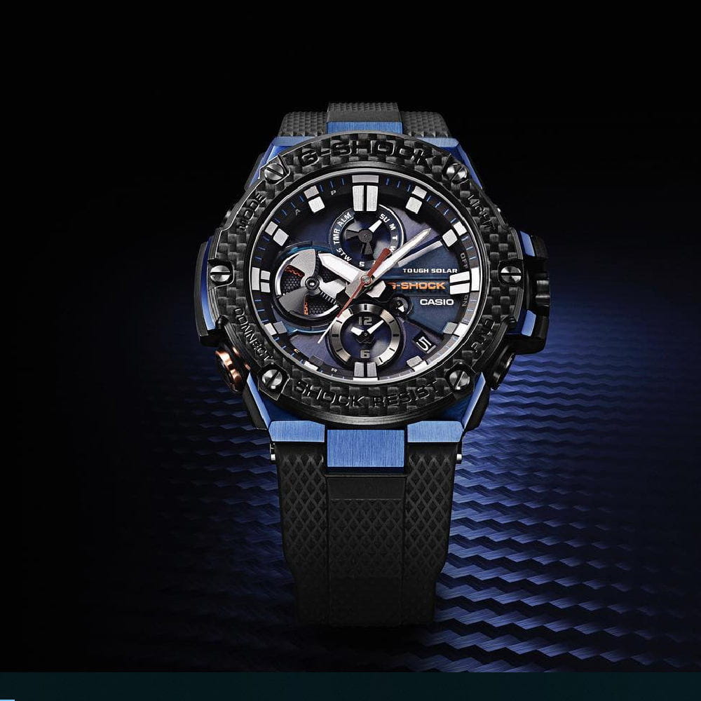 ZEGAREK CASIO G-SHOCK GST-B100XB-2AER GRAWER W 24H Marka Casio