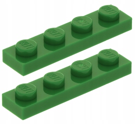 

Lego Płytka 1 x 4 Zielona / Green 3710 Nowa - 2szt