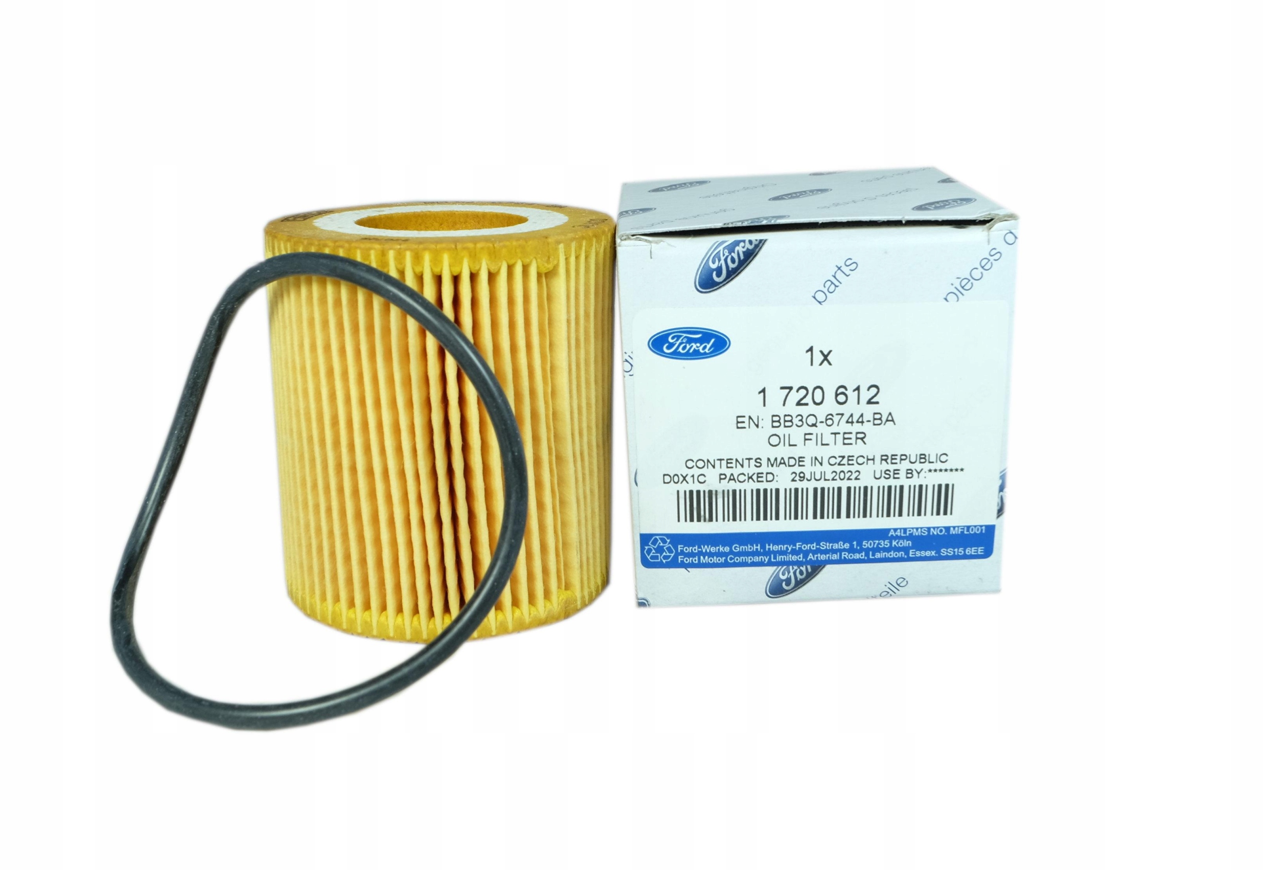 3x Filtr Olej 5W30 OE Ford Ranger 11- 2.2 3.2 TDCi Rodzaj syntetyczne