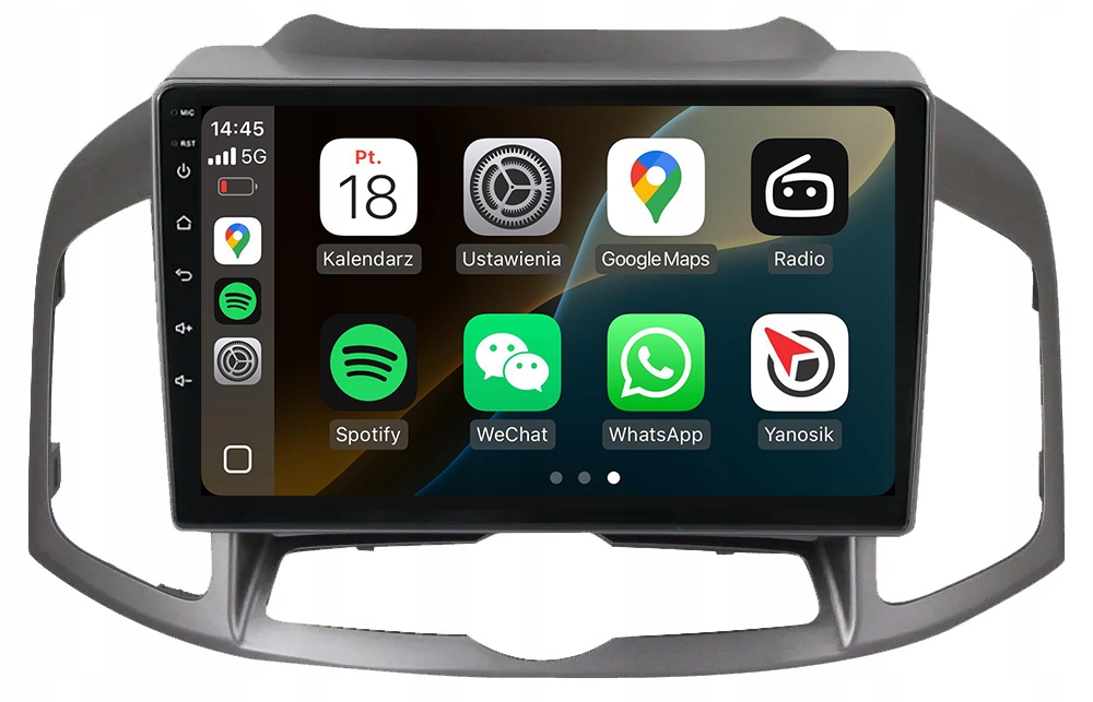 Chevrolet Captiva Rádio Navigace Android Carplay Mapy 8GB/128GB Dsp