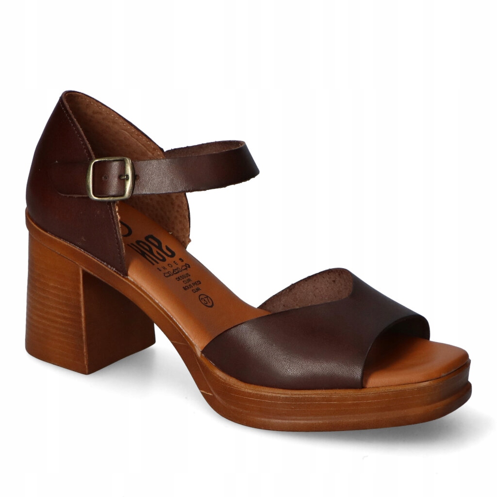 Sandály Hee 26540/Testa Čokoládové lico 36
