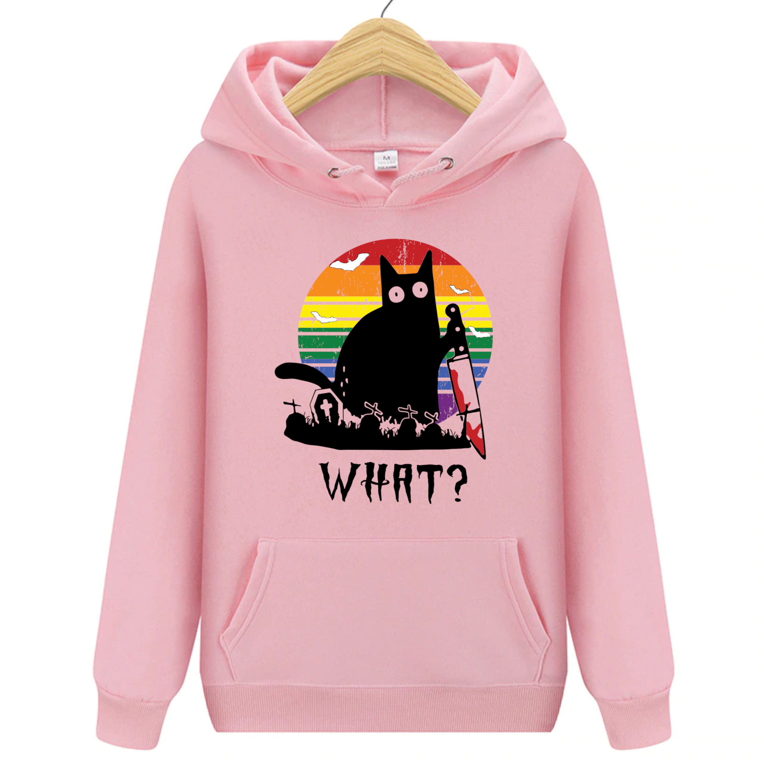 

Bluza Z Kotem Damska Z Kapturem Dresowa 2XL