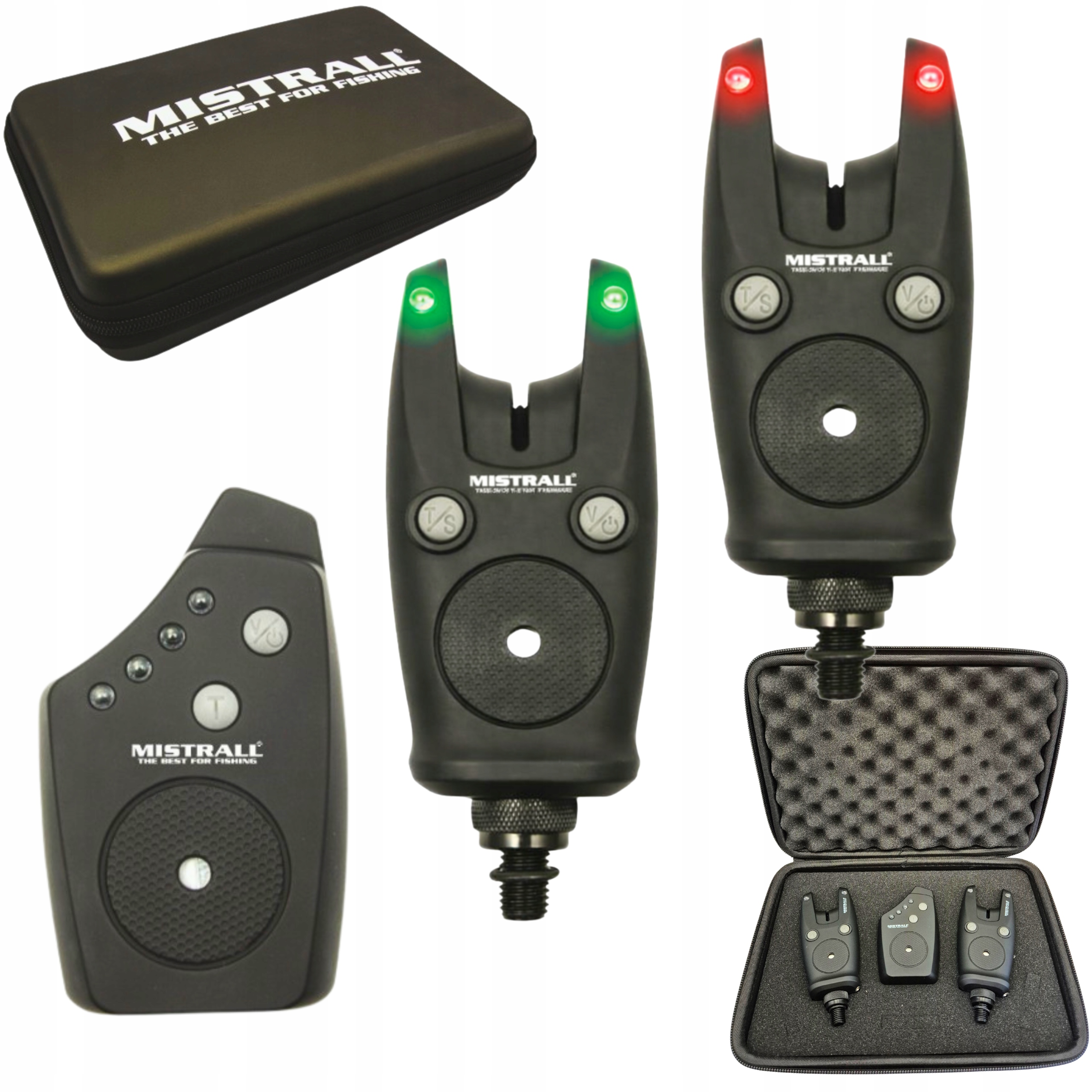 Zestaw Sygnalizatorów Brań 2+1 z Centralką Mistrall Slim R1