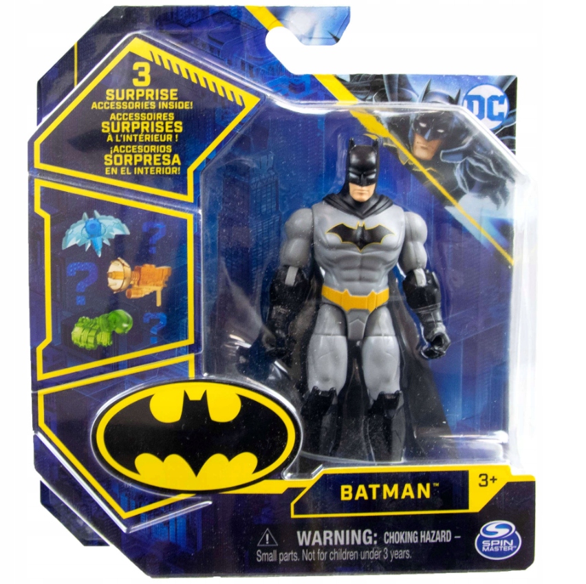 BATMAN FIGURKA + 3 AKCEOSRIA NIESPODZIANKA 11 CM