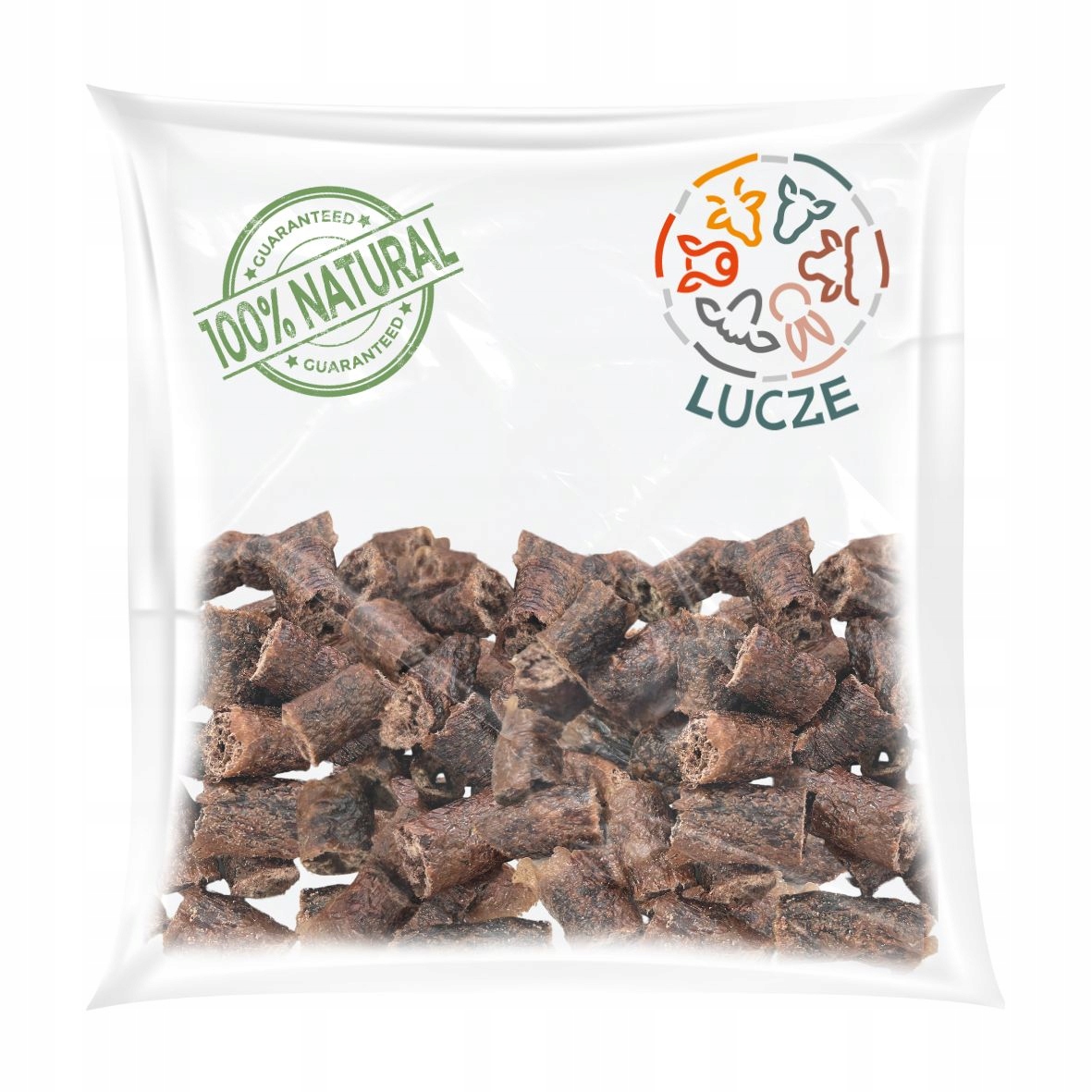 Levně 2 1 Lucze sušené Mini Hovězí Rolly 100% přírodní měkké příchutě 500 g