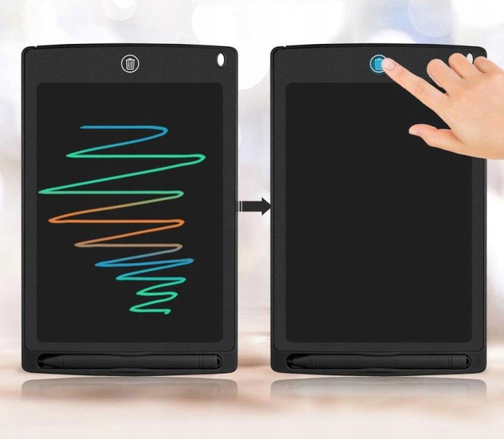 TABLET GRAFICZNY - LCD, Znikopis, Tablica 10" Materiał plastik